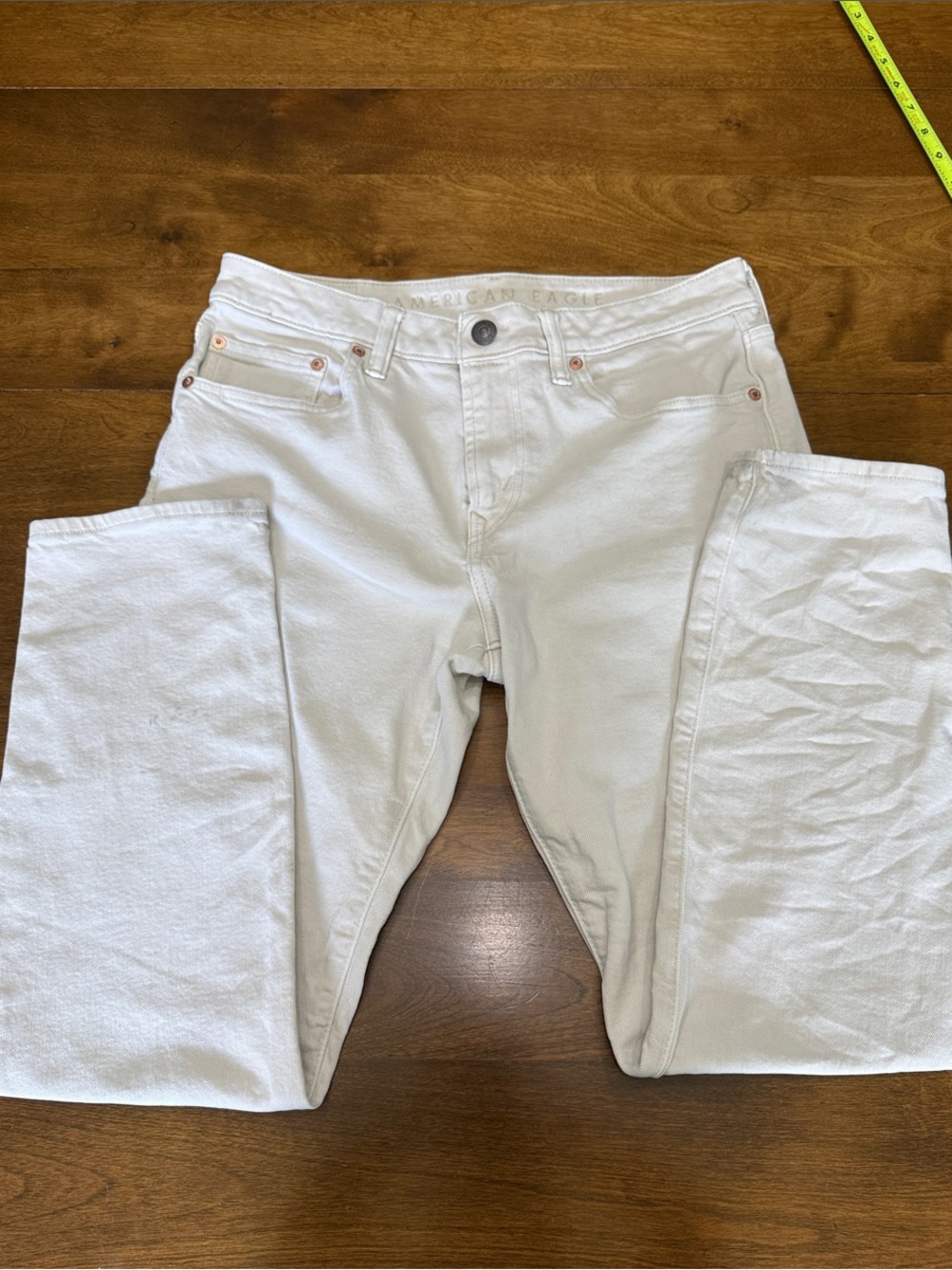 American Eagle Outfitters White Athletic Fit Men’s Jeans